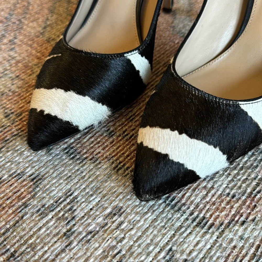 🆕 Sam Edelman Hazel Pointed Toe Pump Zebra Brahma